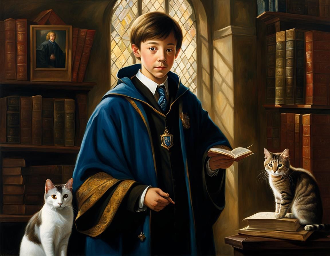 Reginald Pfaff learns Meowzlespeak (after Peter Paul Reubens...