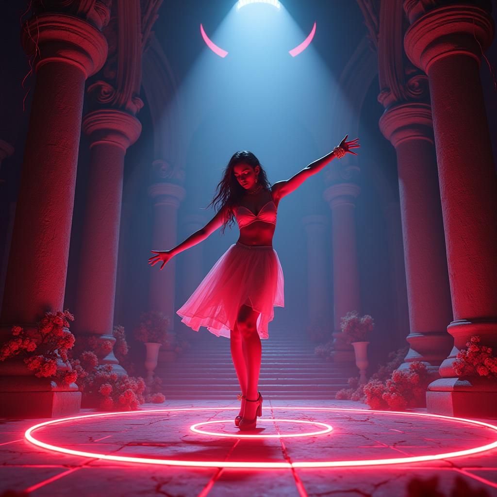 Dance Till You Die: 80s Horror Movie Poster