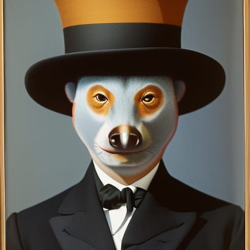 Honey it is a Badger in suit by Per.