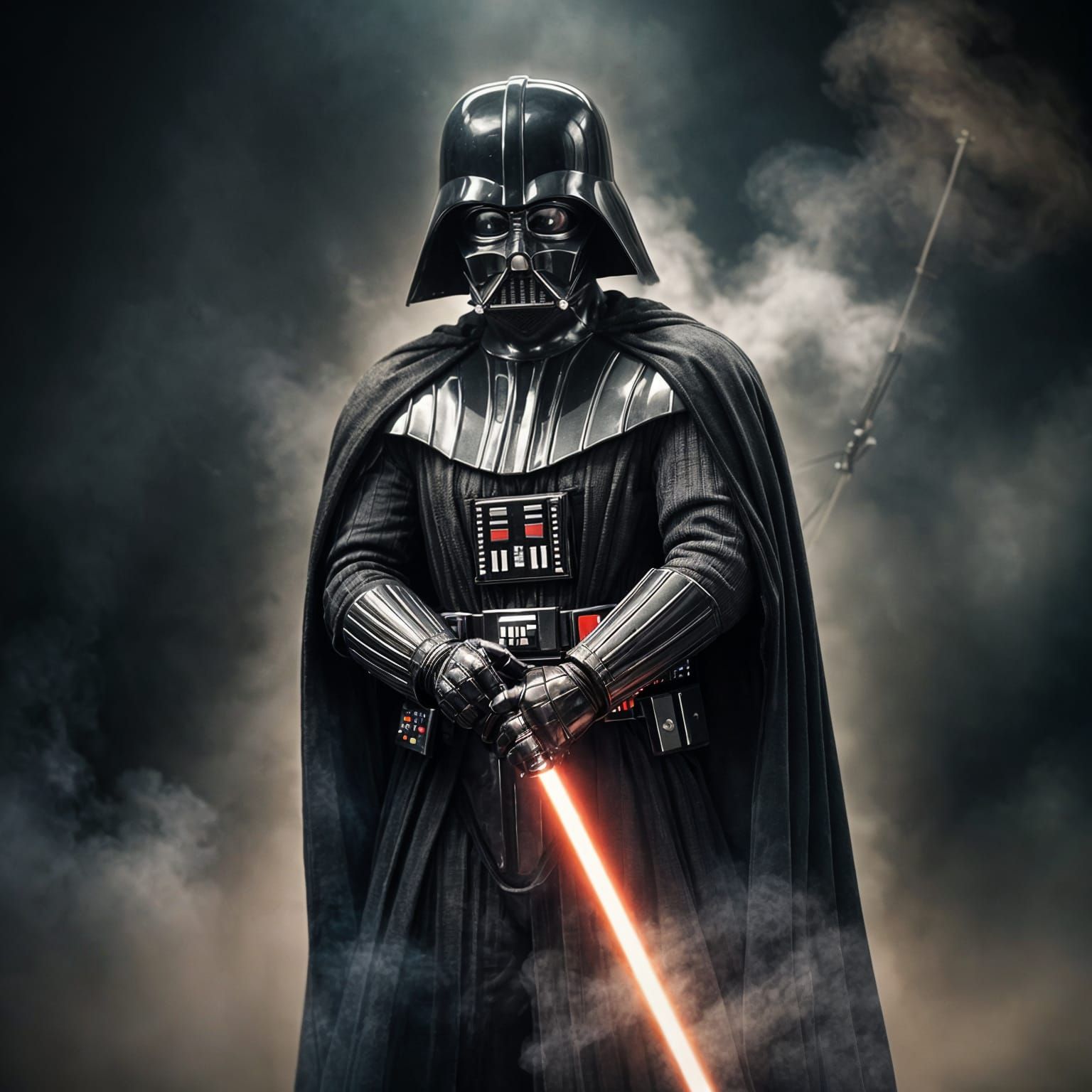 Darth Vader in Cinematic Glory: A Masterpiece Film Still