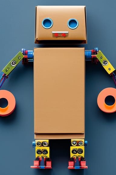 Robot Costume Cross Section: Textbook Illustration