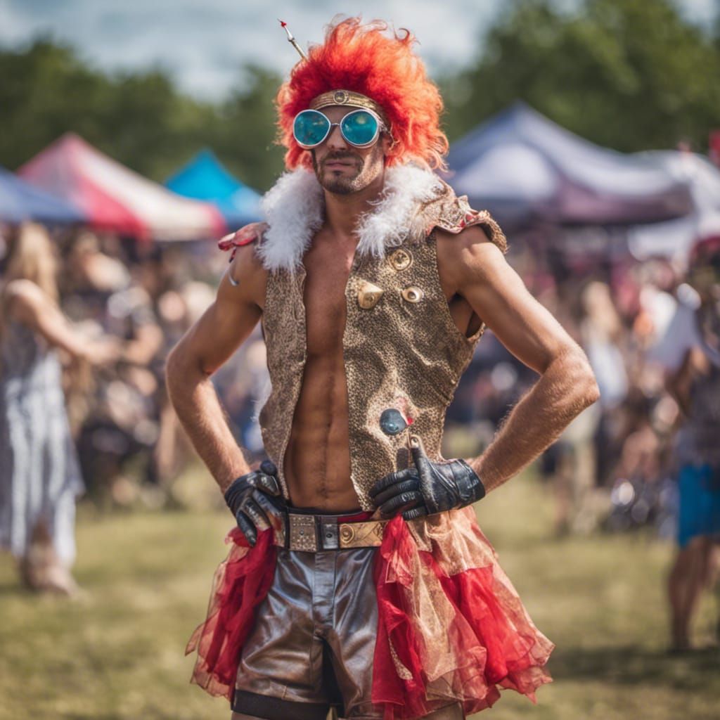 Fancy Dress Competition at Rock Festival