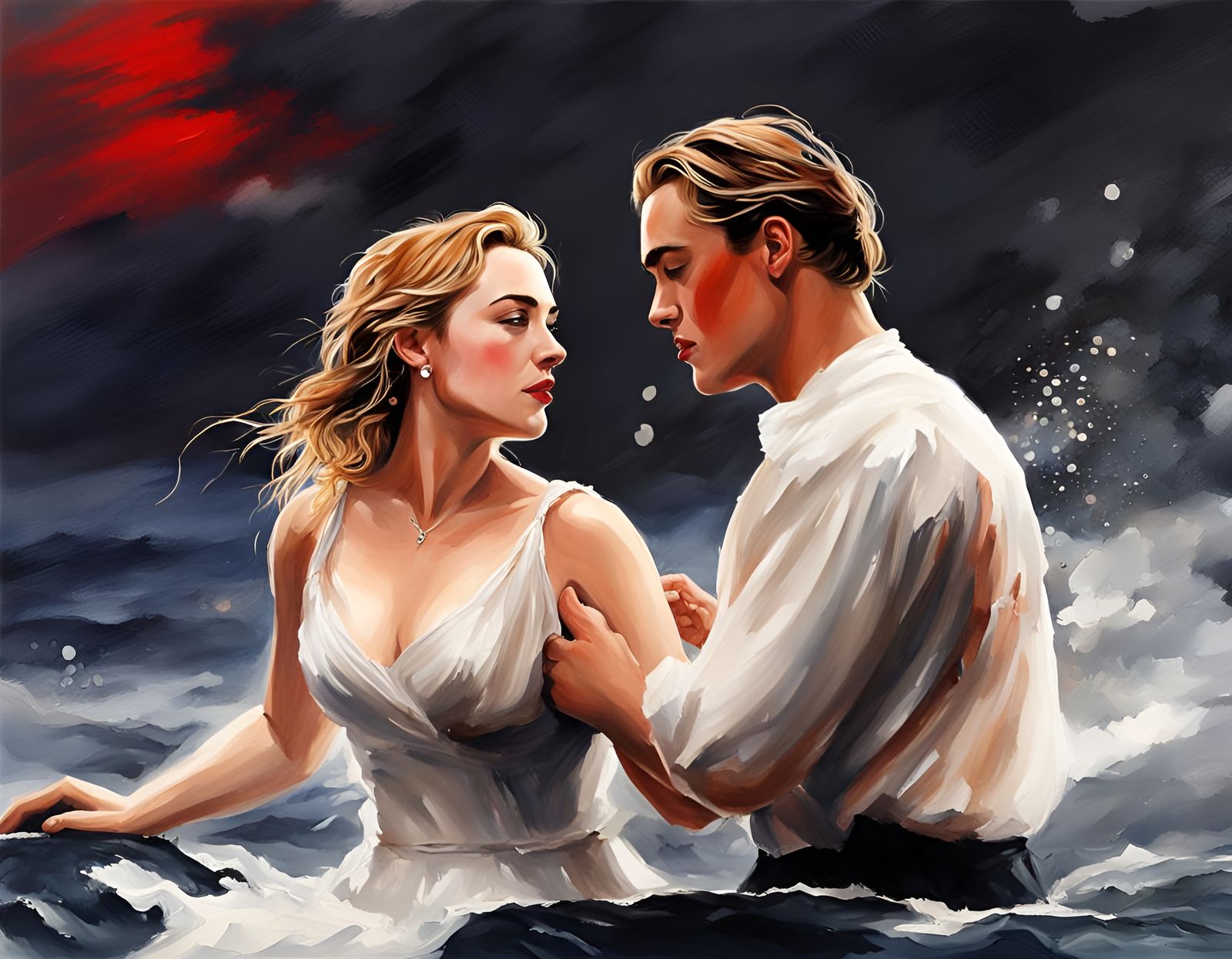 Kate Winslet, Leonard di capri, titanic, Falling in love, wa...