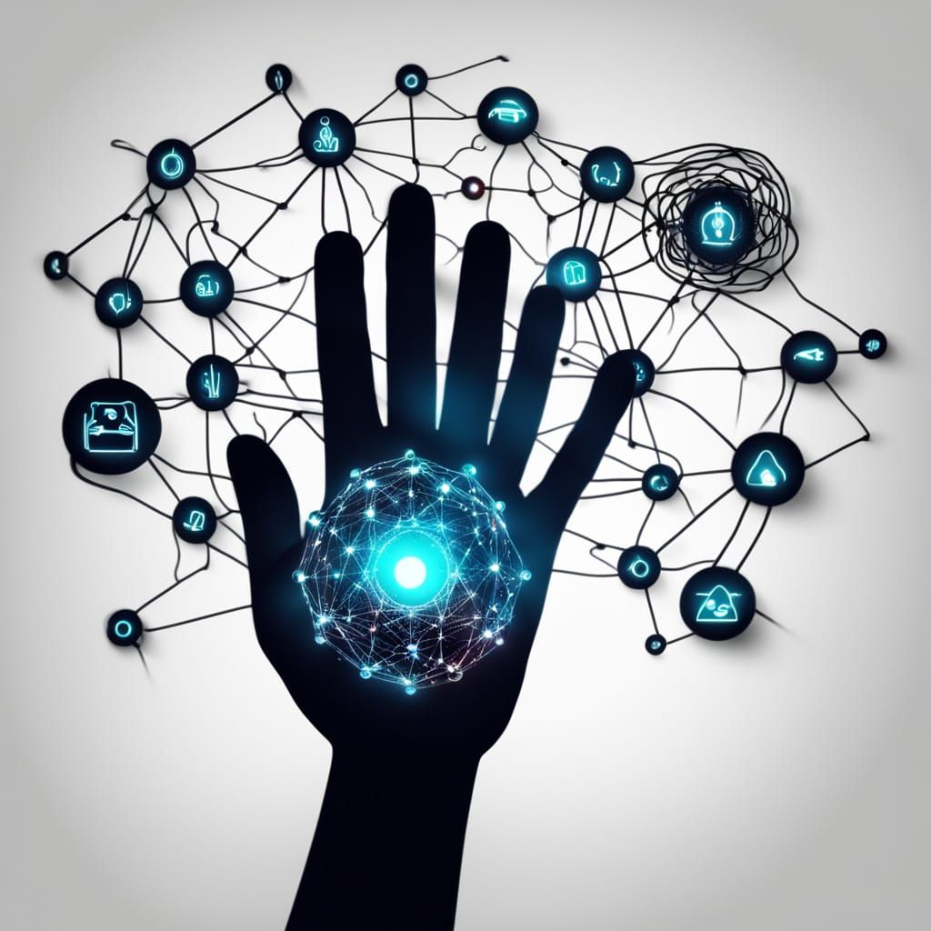 Finger Touches Forbidden Button on Bio Art Experiment