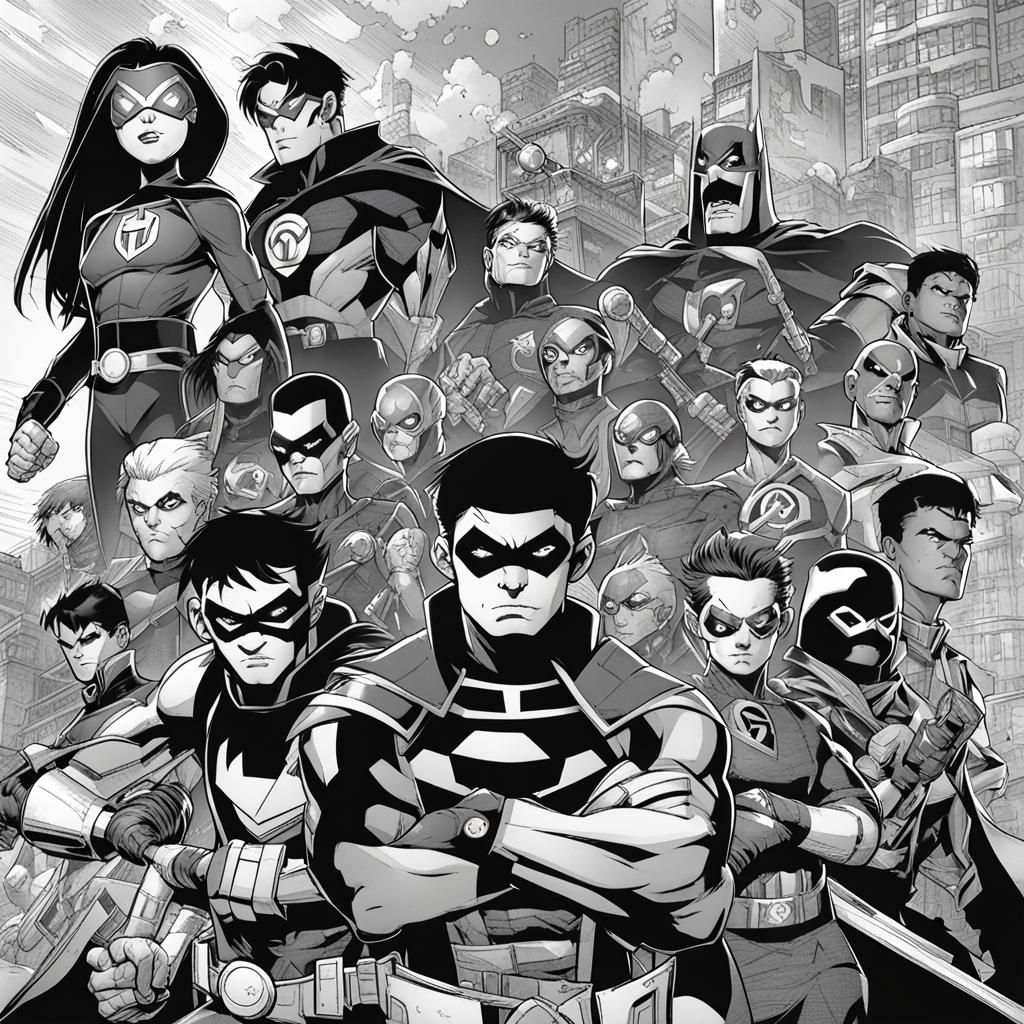 Teen Titans AI Rendition