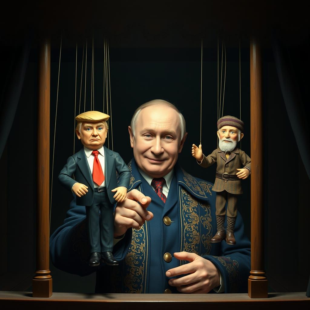 Puppet Master Vladimir Putin Controls Trump and Vance in Dar...
