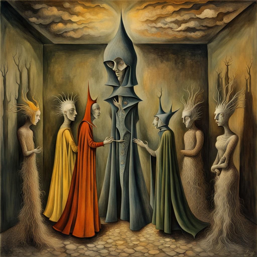 Surreal Dreamscape in Magical Realism Style