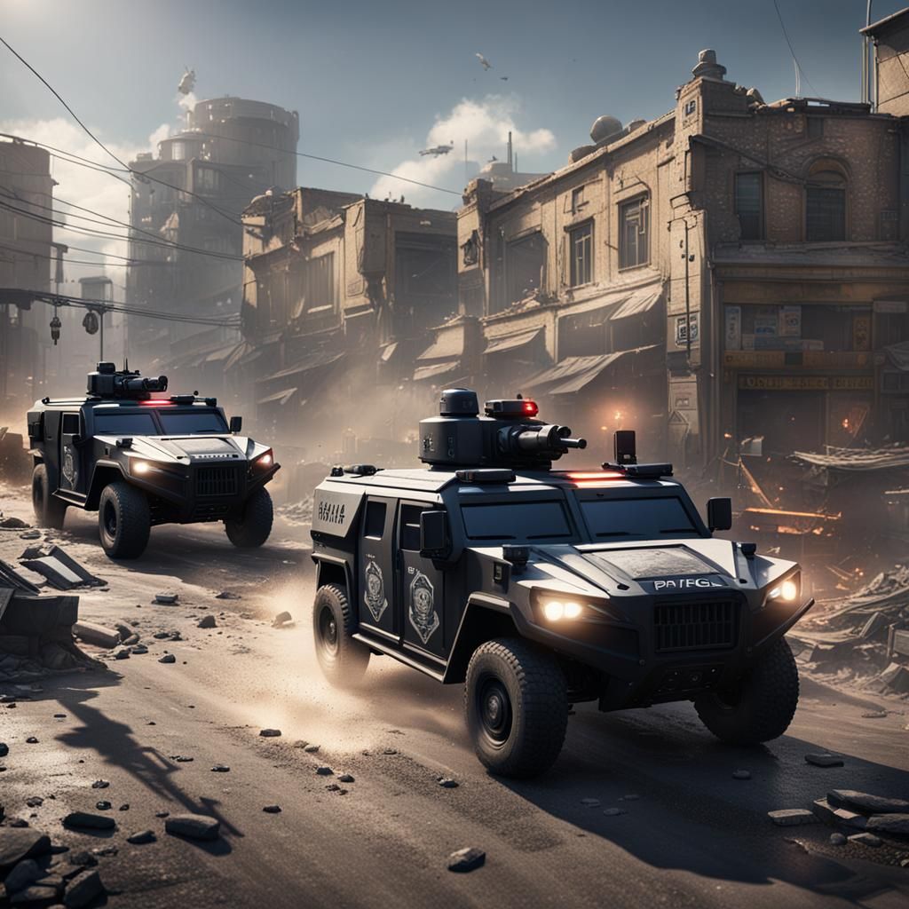 Police SWAT Team in Shootout with Mafia