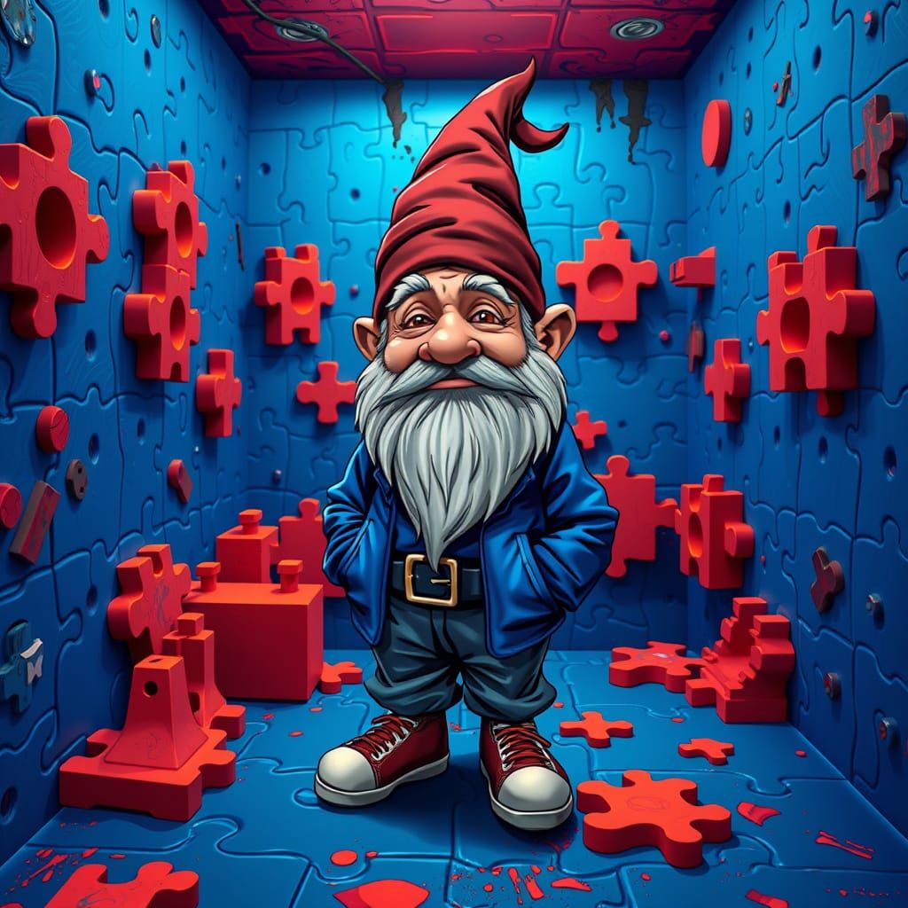 Gnomes in Fantastical Escape Rooms