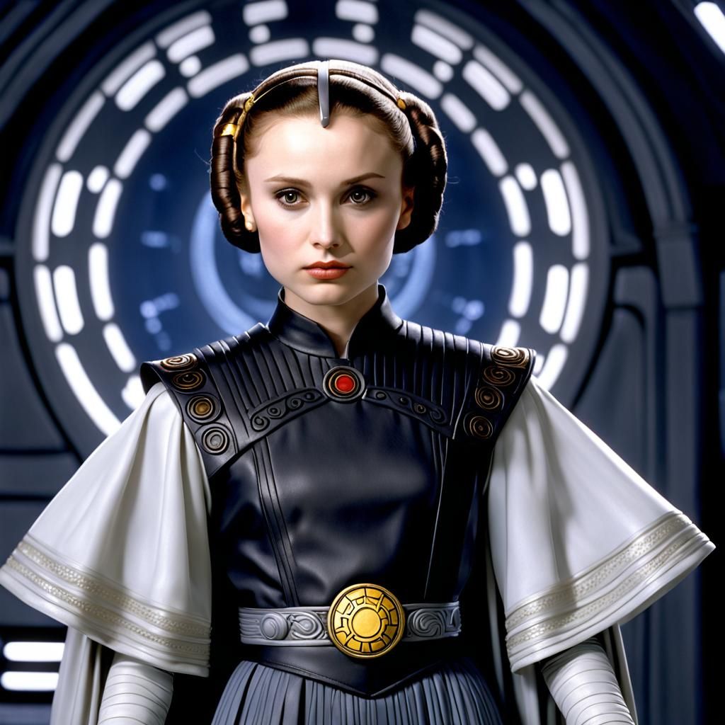 Padme Amidala Portrait Generated by AI