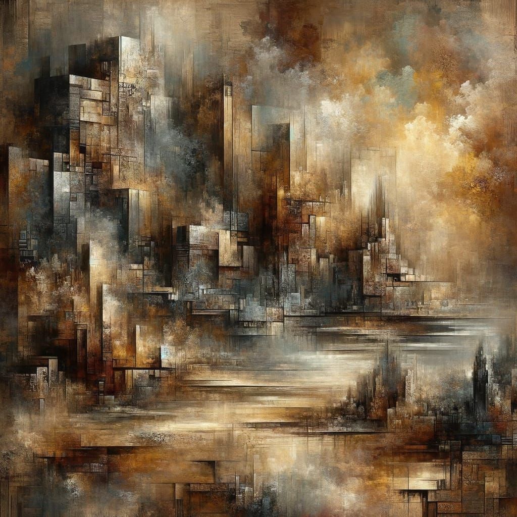 Textured Landscape Evokes History in Earthy Tones