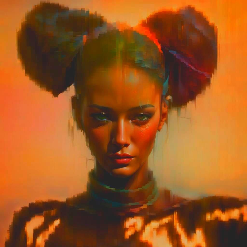 Captivating Beauty: High-Resolution Cinematic Portrait