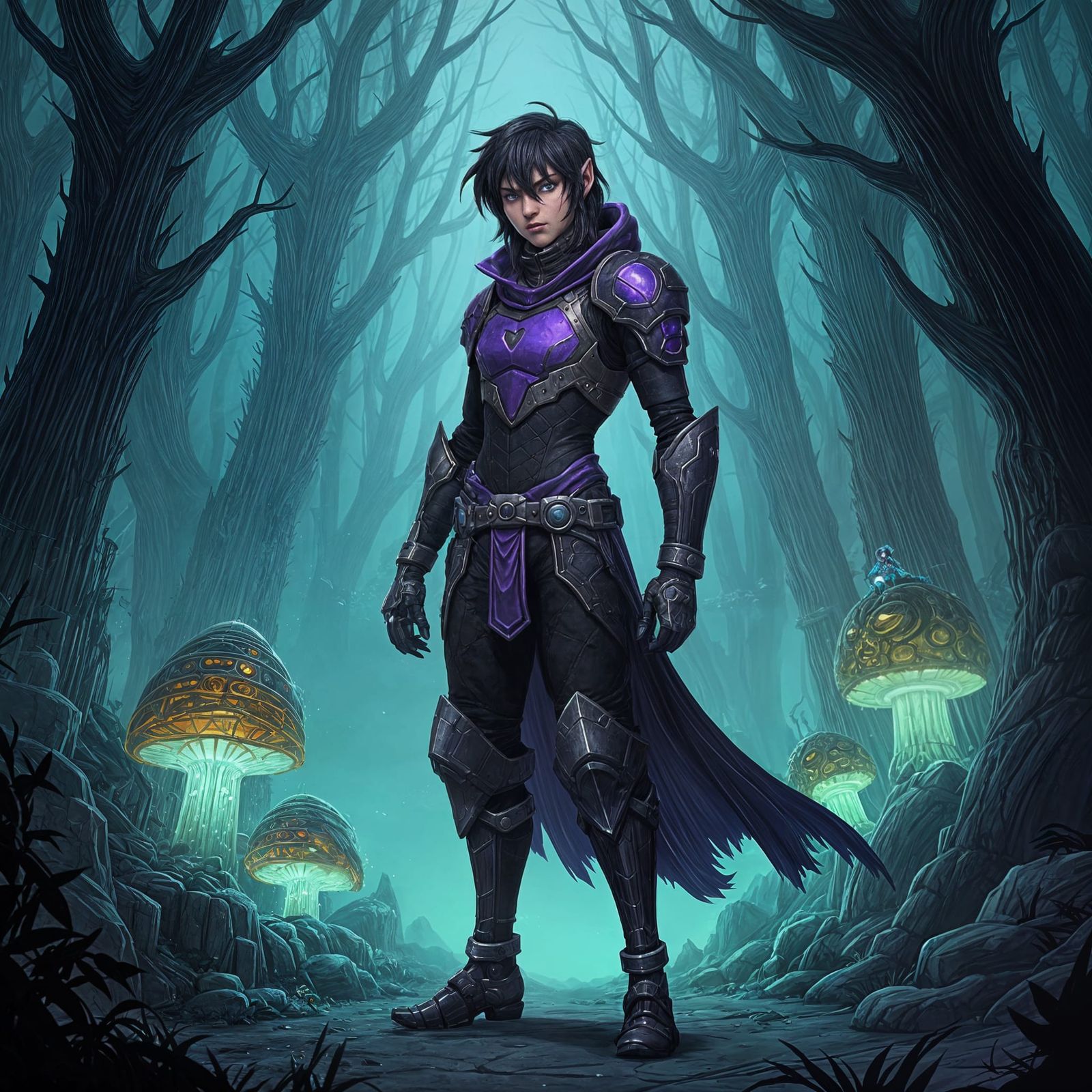 Heroic 2D Game Character in a Metroidvania World