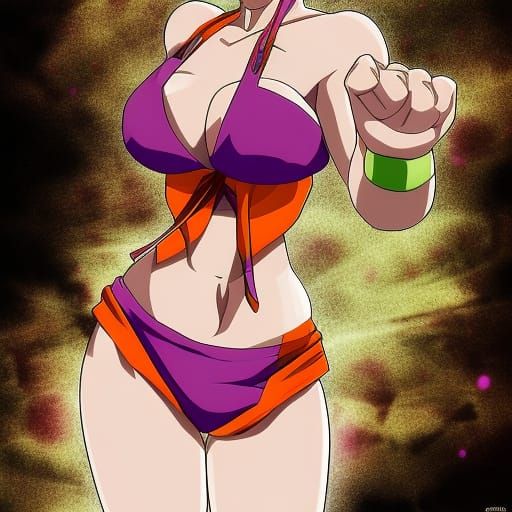 Chi-Chi in Bikini: Anime Key Visual Art