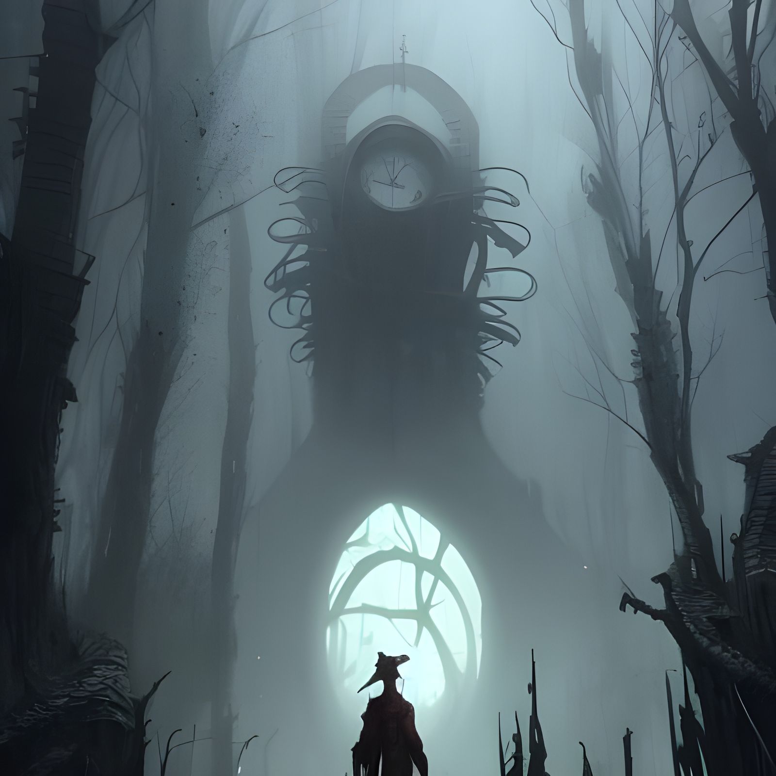 Burtonesque Dark Fantasy Concept Art