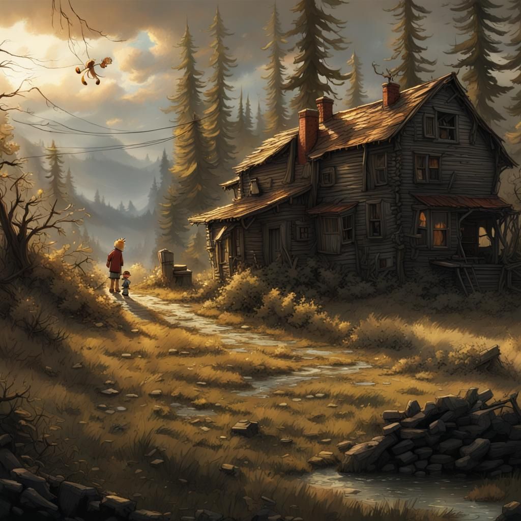 Calvin and Hobbes: Epic Digital Matte Painting