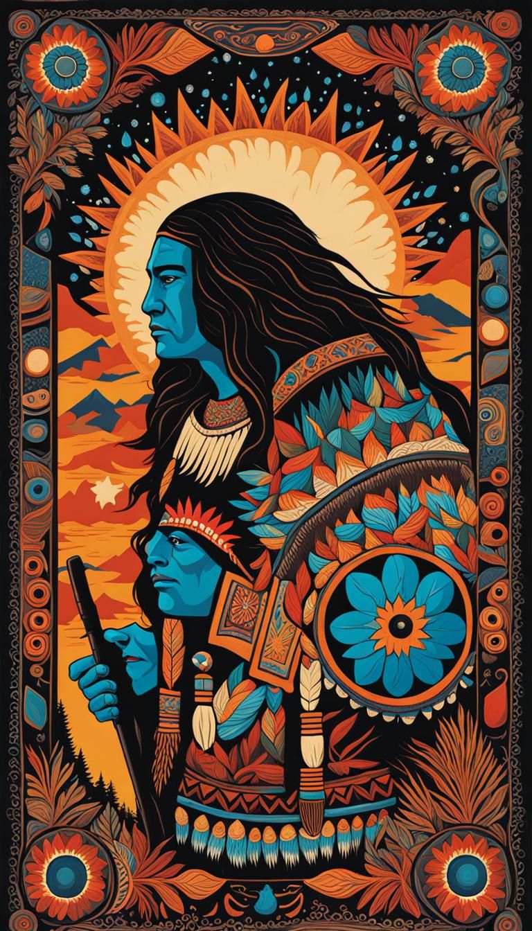 Sasquatch as Christopher Bridge in Native American Art