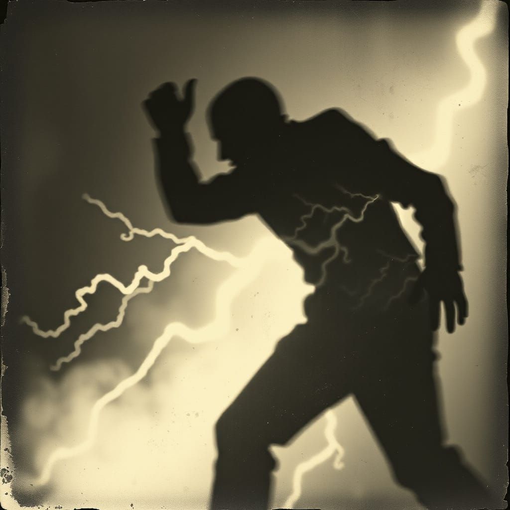 Eerie Thunder Blob in Dynamic Motion Blur