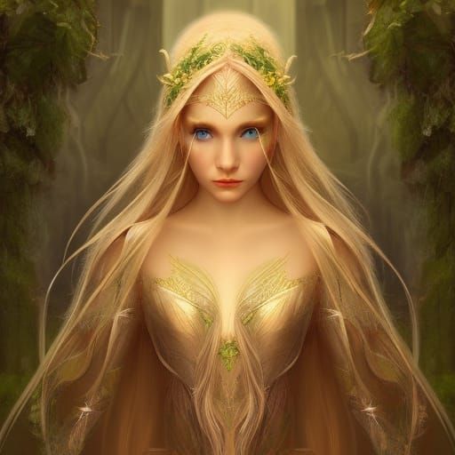 Elven Princess in Fantasy Style