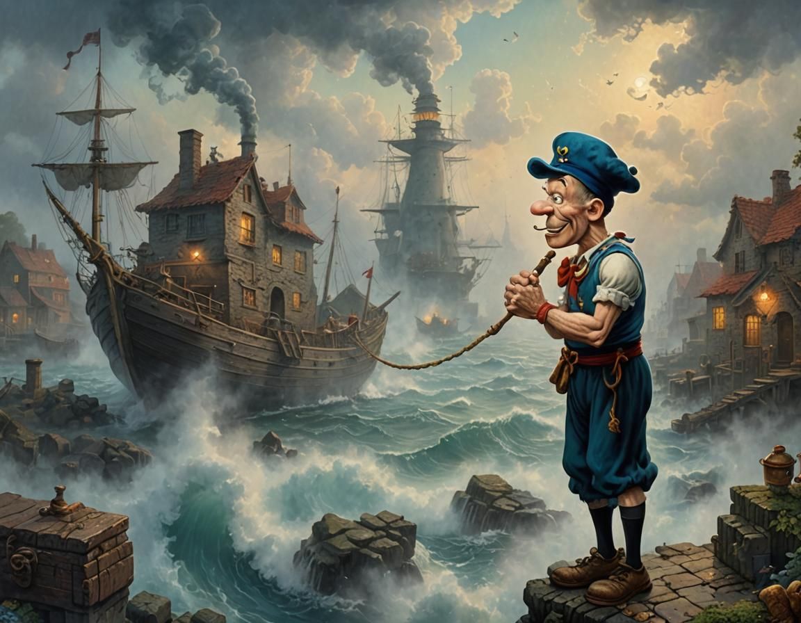 Comic Book Puzzle in Ethereal Fantasy Style