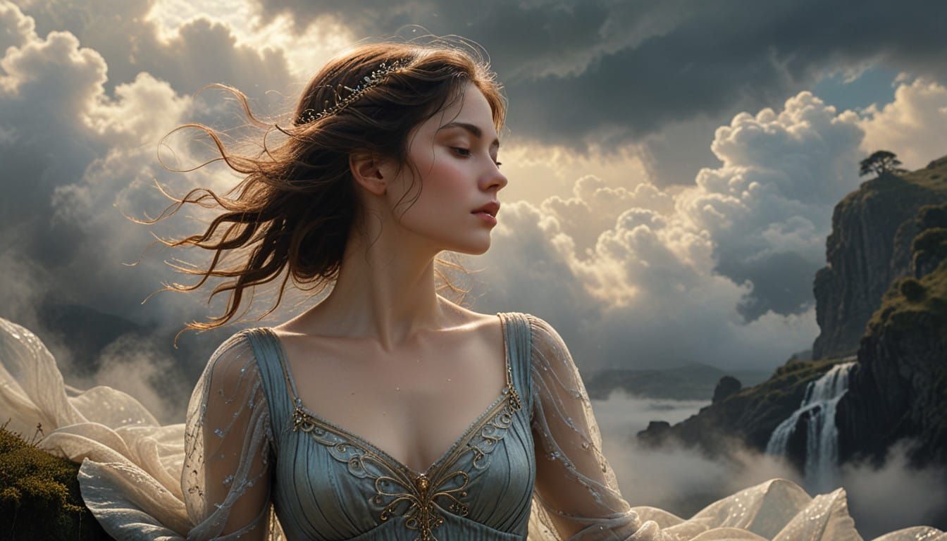 Ethereal Beauty in a Dreamlike State, as Inspired by Symboli...