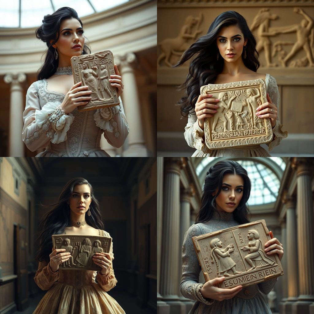 Elegant Victorian Goddess in a Cinematic Masterpiece