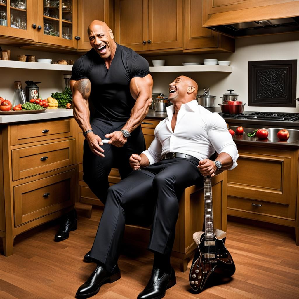 The Rock Tickles John Cena's Feet