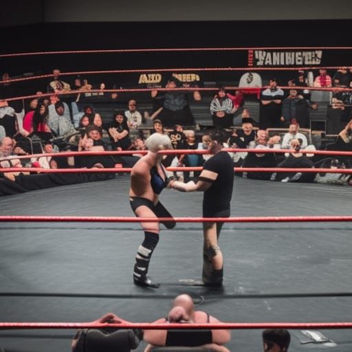 Stylized Pro Wrestling Illustration