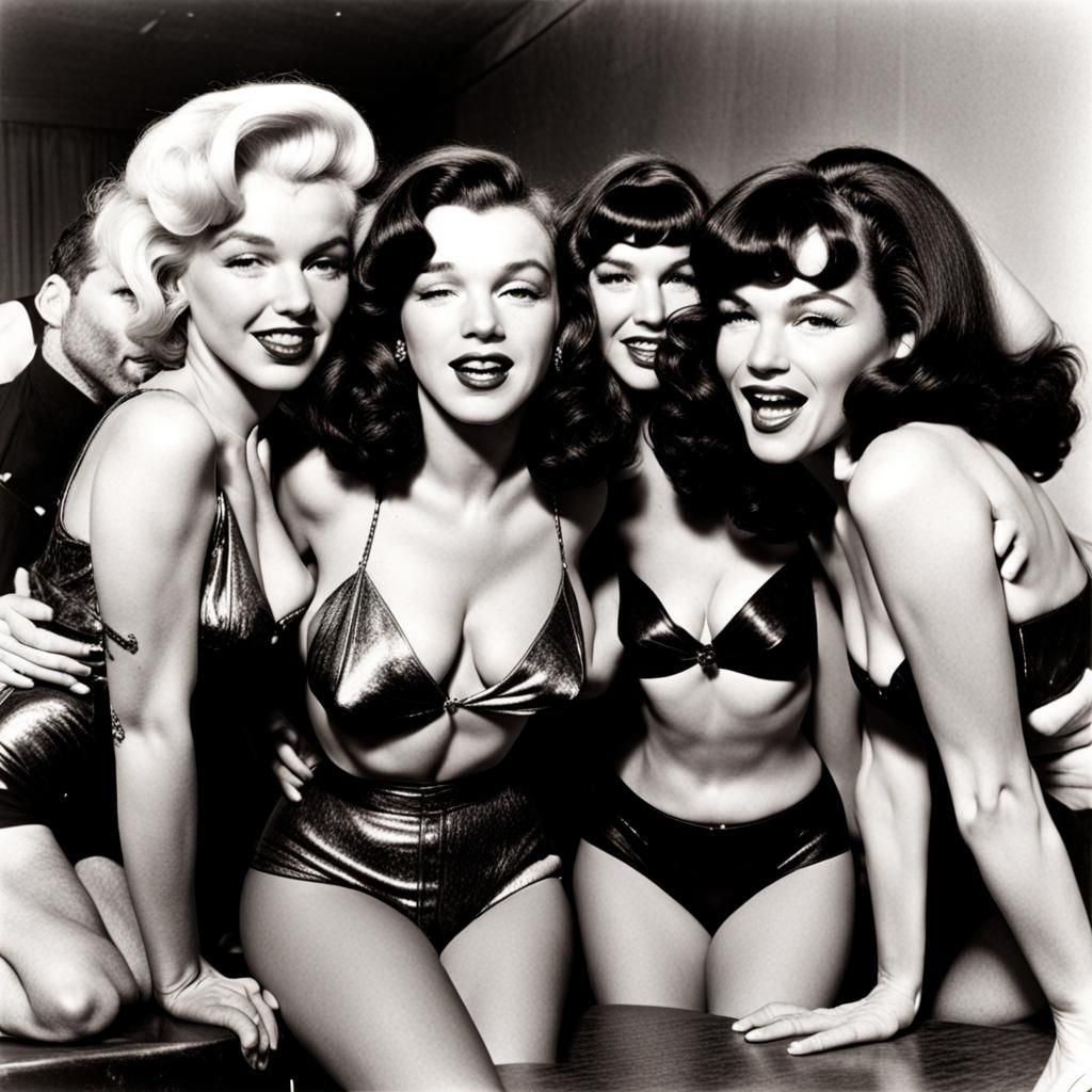 Marilyn Monroe, Janis Joplin, Bettie Page, Jim Morrison