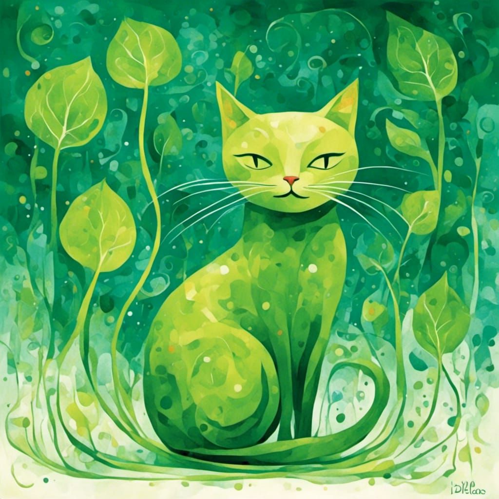 Woman Expressing Faith in Digital Art Style