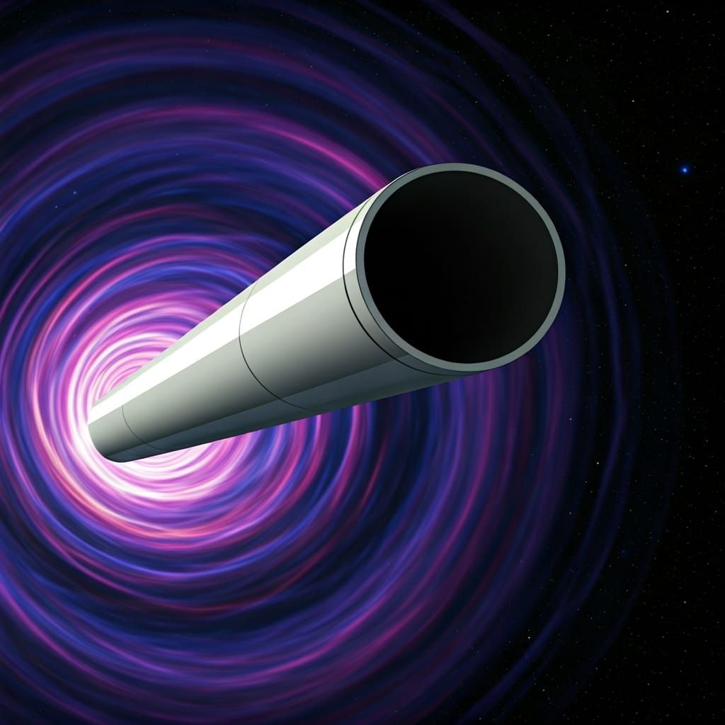 Ceramic Cylinder Glides Through Plasma Vortex
