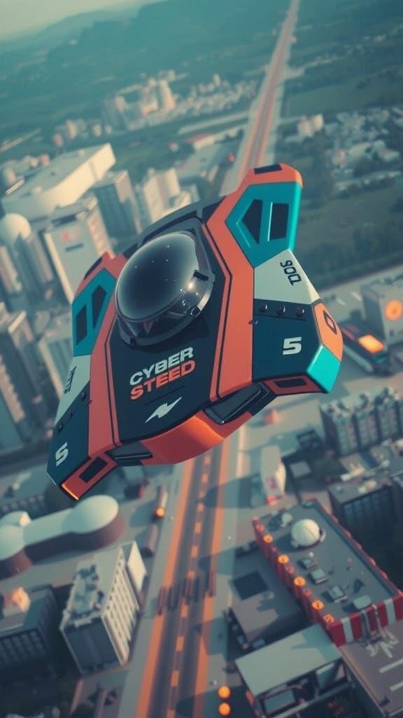 cyber tech sport hover-speeder