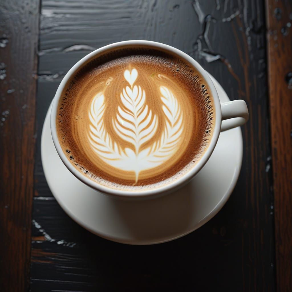 Elegant Film Noir Coffee Still in Black and White