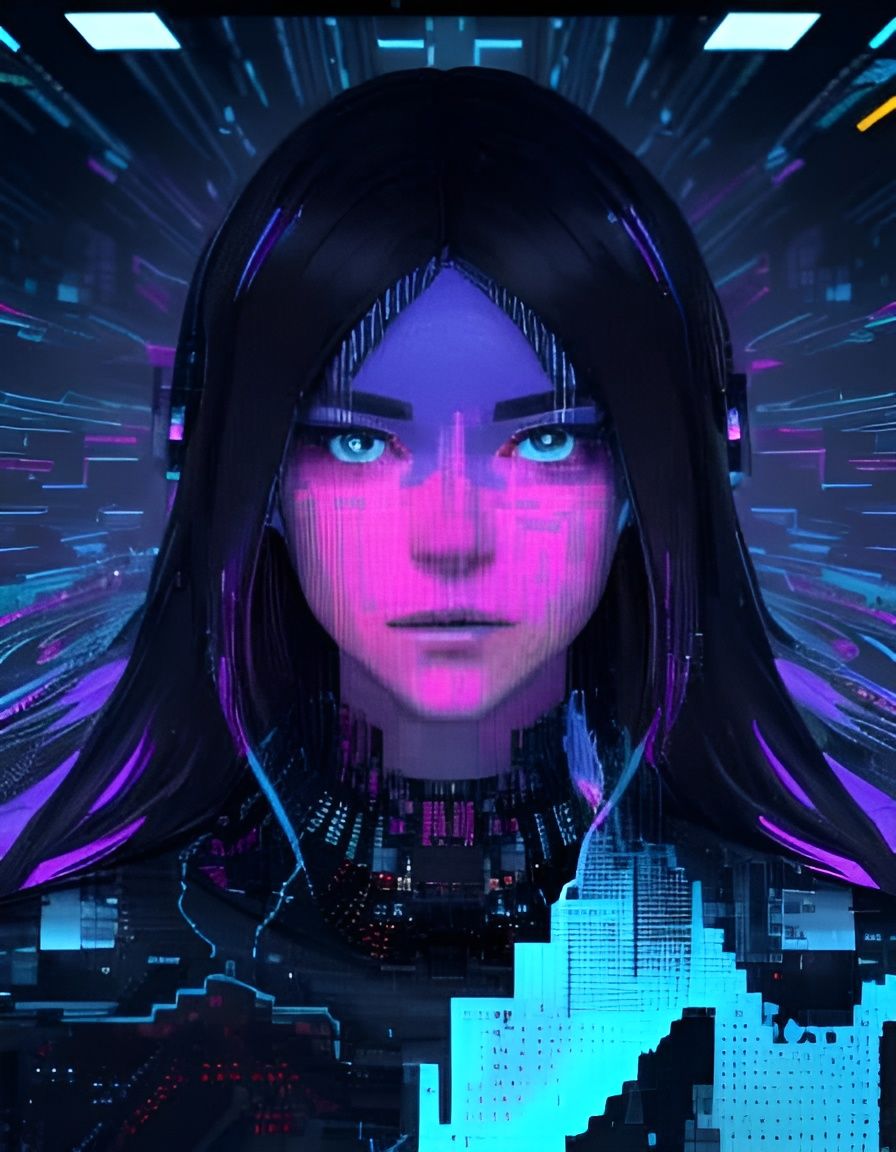 Distorted Image Due to Data Corruption