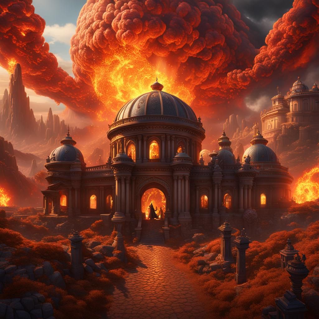 Great Balls of Fire: Detailed Matte Painting