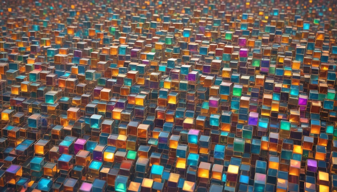 Holographic Cubes: Infinite Landscapes in Digital Art