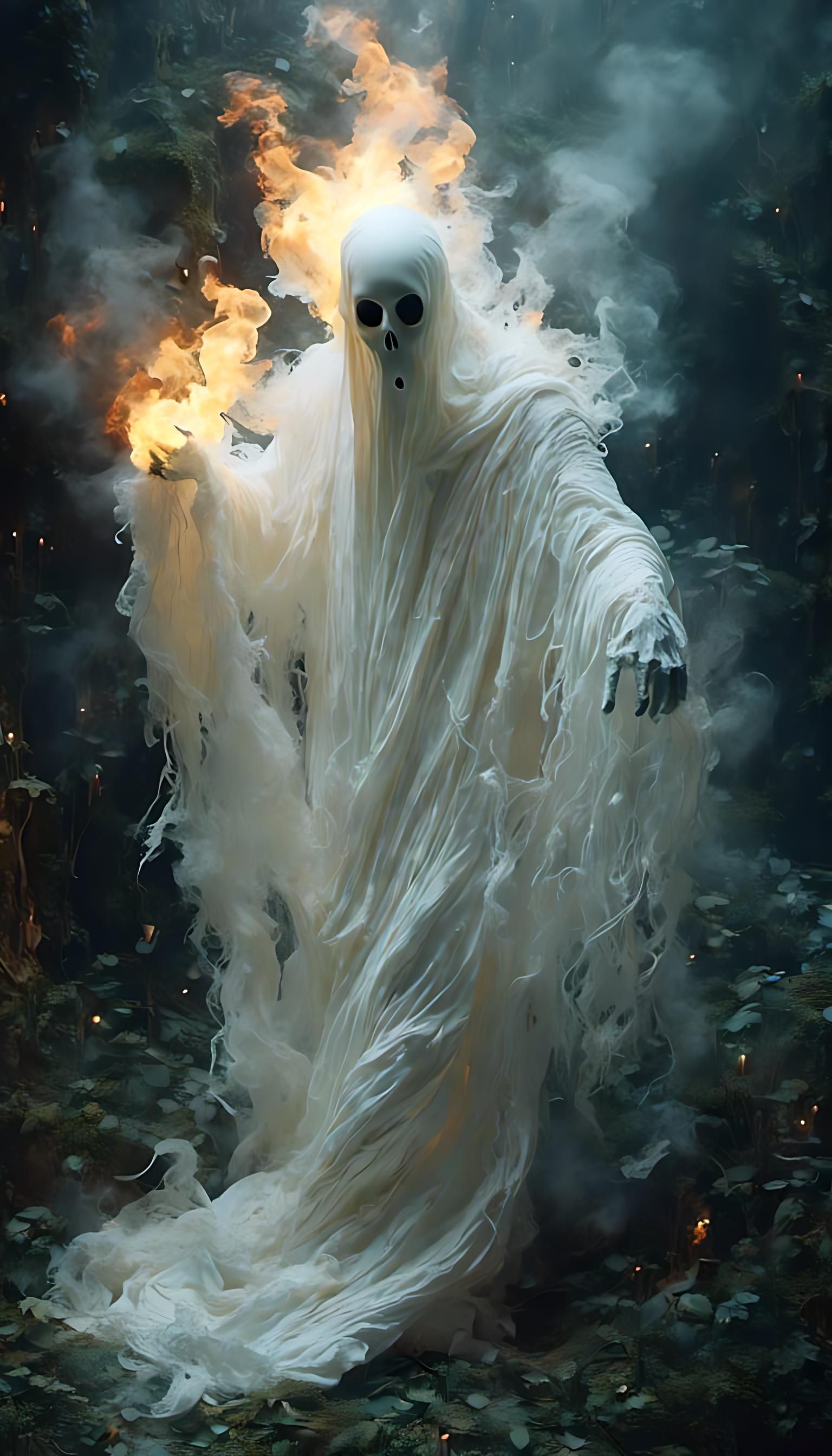 Ghostly apparition ...