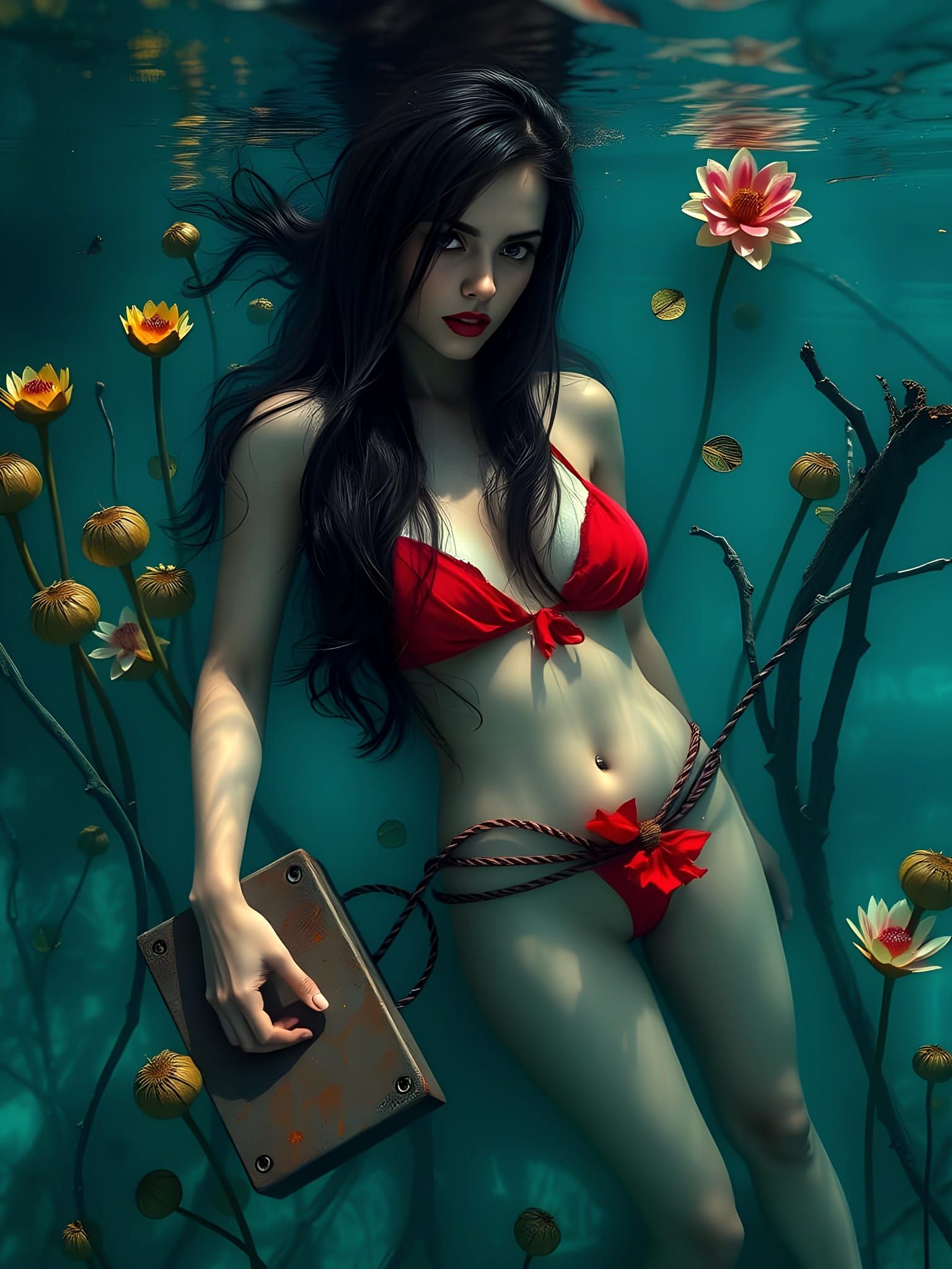 Fantastical Italian Beauty in a Watery Grave