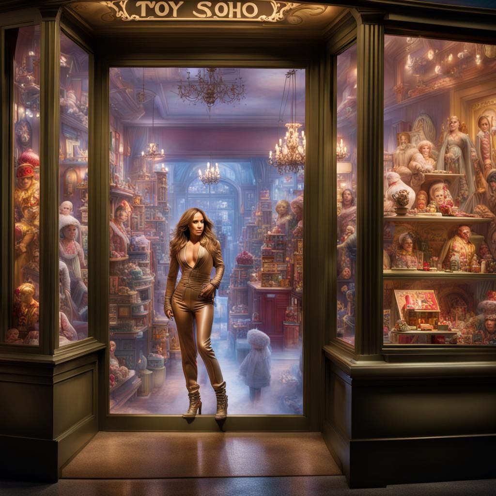 Jennifer Lopez as Toy in Shop Window