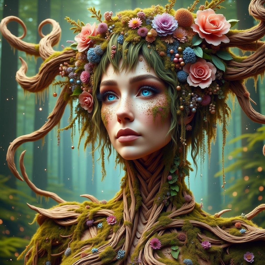 Goddess Gaia Digital Painting