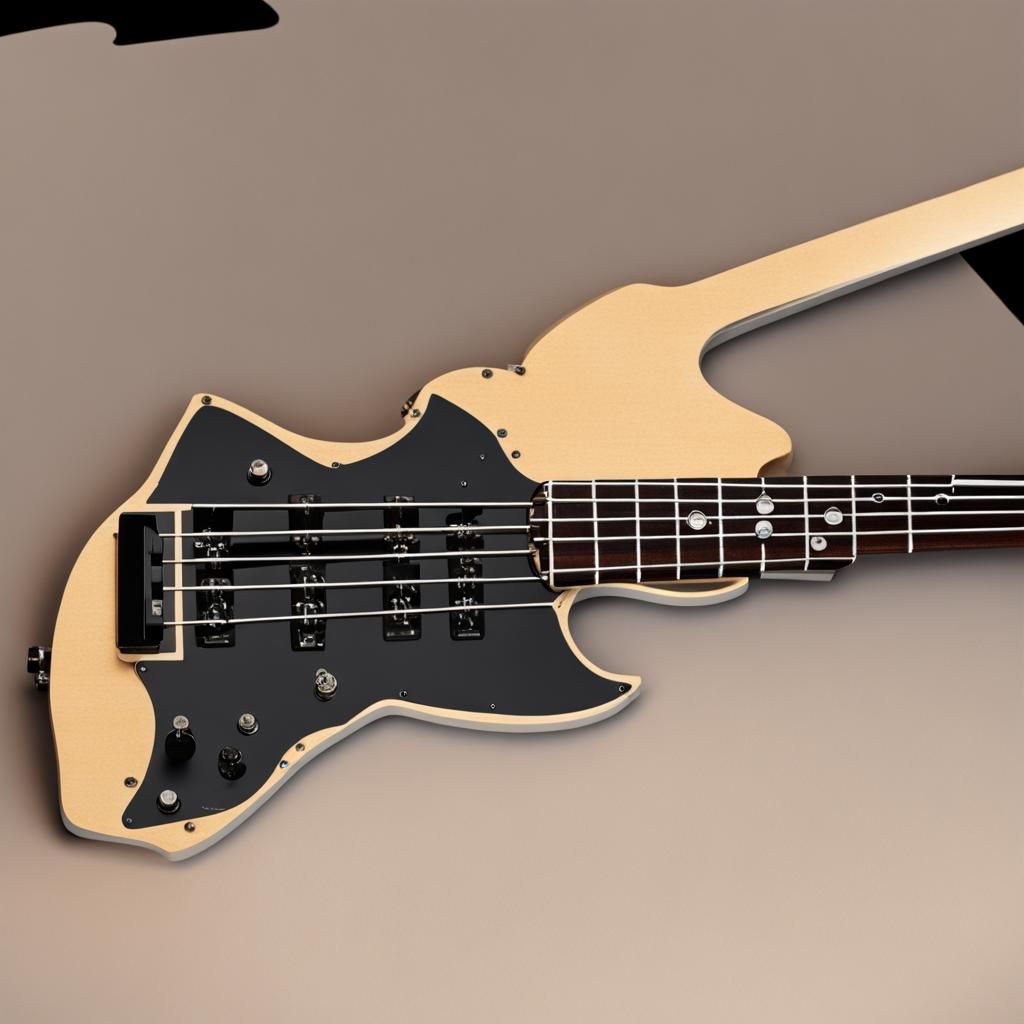 Cool Custom Electric Bass Guitar Design