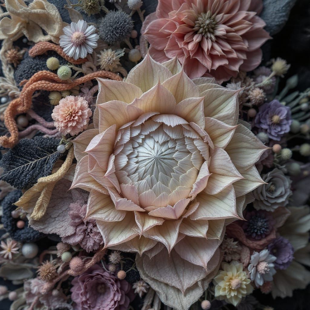 Soft Assemblage Art: Be Still My Love