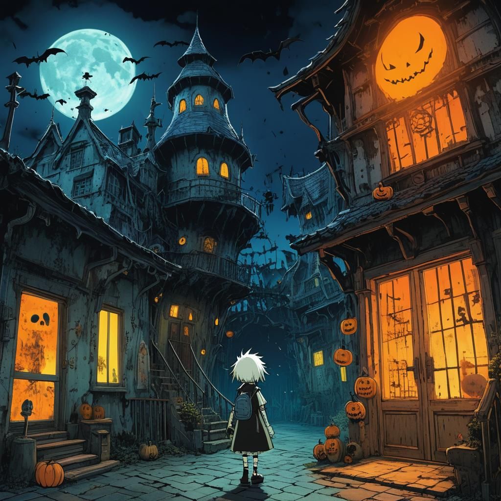 Ghibli and Final Fantasy Halloween Fusion