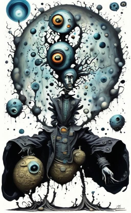 Sandworm God-Emperor with Human Face in Desert Palace