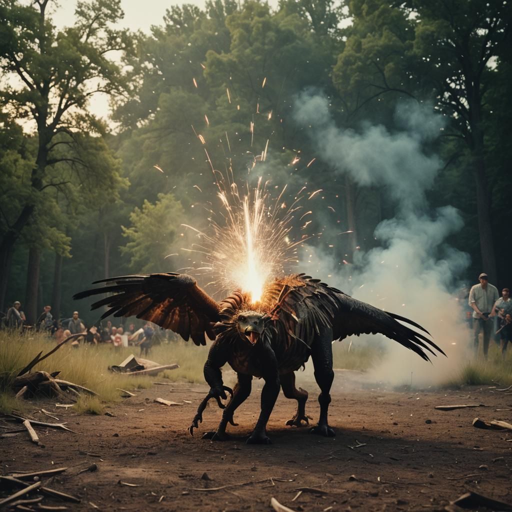 Fourth of July Cinematic Film Still