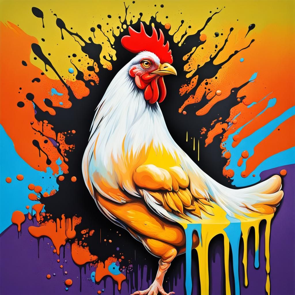 Graffiti Art: In-N-Out Chicken Street Art