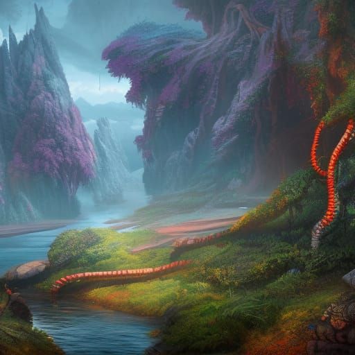 Fantastical Seabreeze Trail in Deep Color