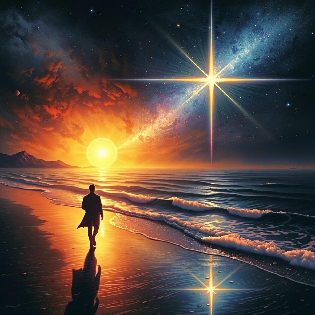 8 Images (2): Und wenn ich abends in den Sternenhimmel schau...