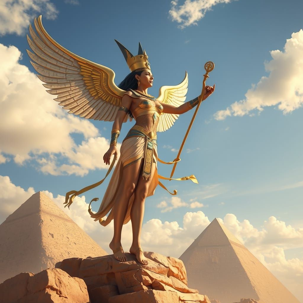 Ancient Egyptian Goddess Isis Rises in Splendor