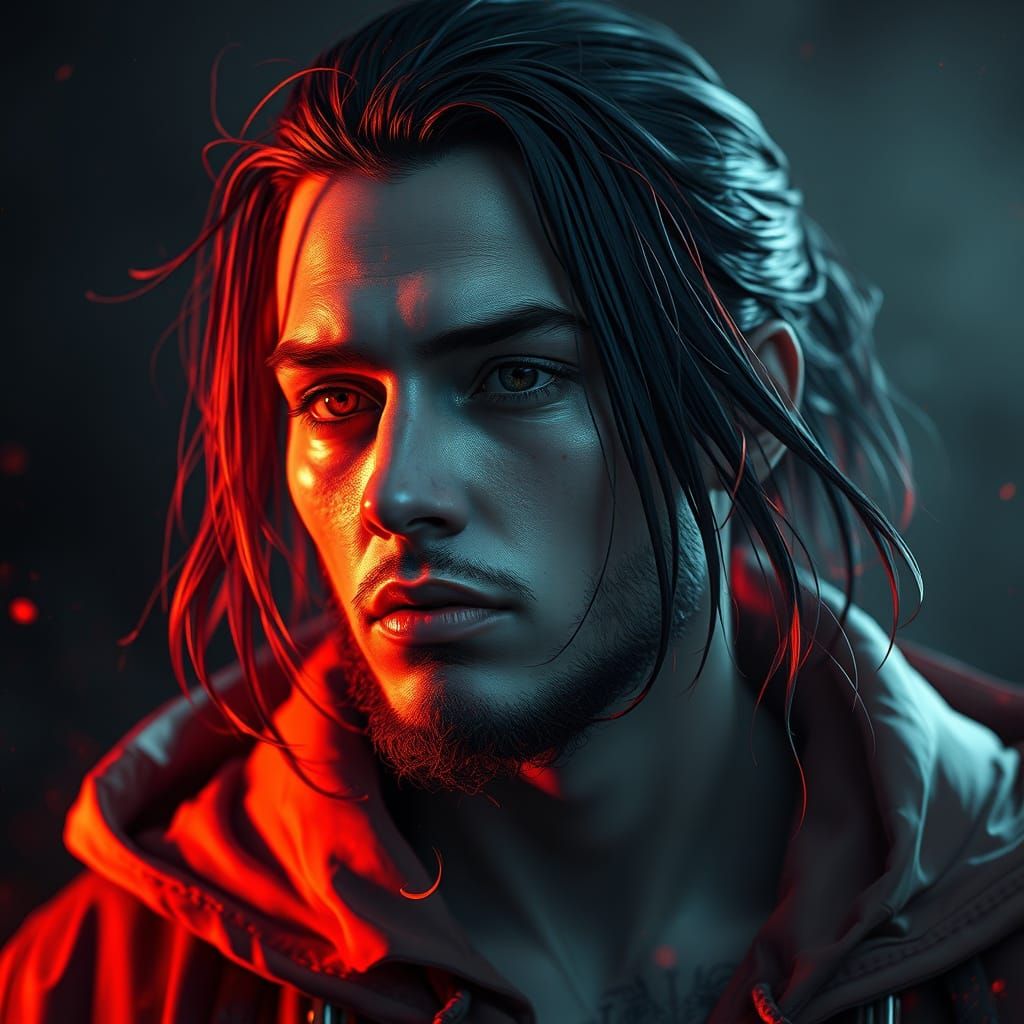 Intricate Portrait in Unreal Engine 5 Style